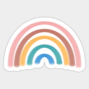 Aesthetic Rainbow Sticker Sticker